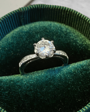 Classic Solitaire Diamond Engagement Ring